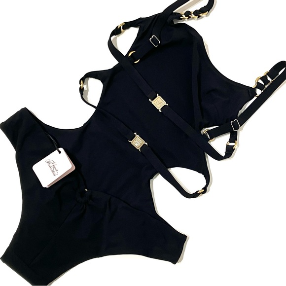 NWT Agent Provocateur Malisa Black Swimsuit AP3 - Picture 7 of 11